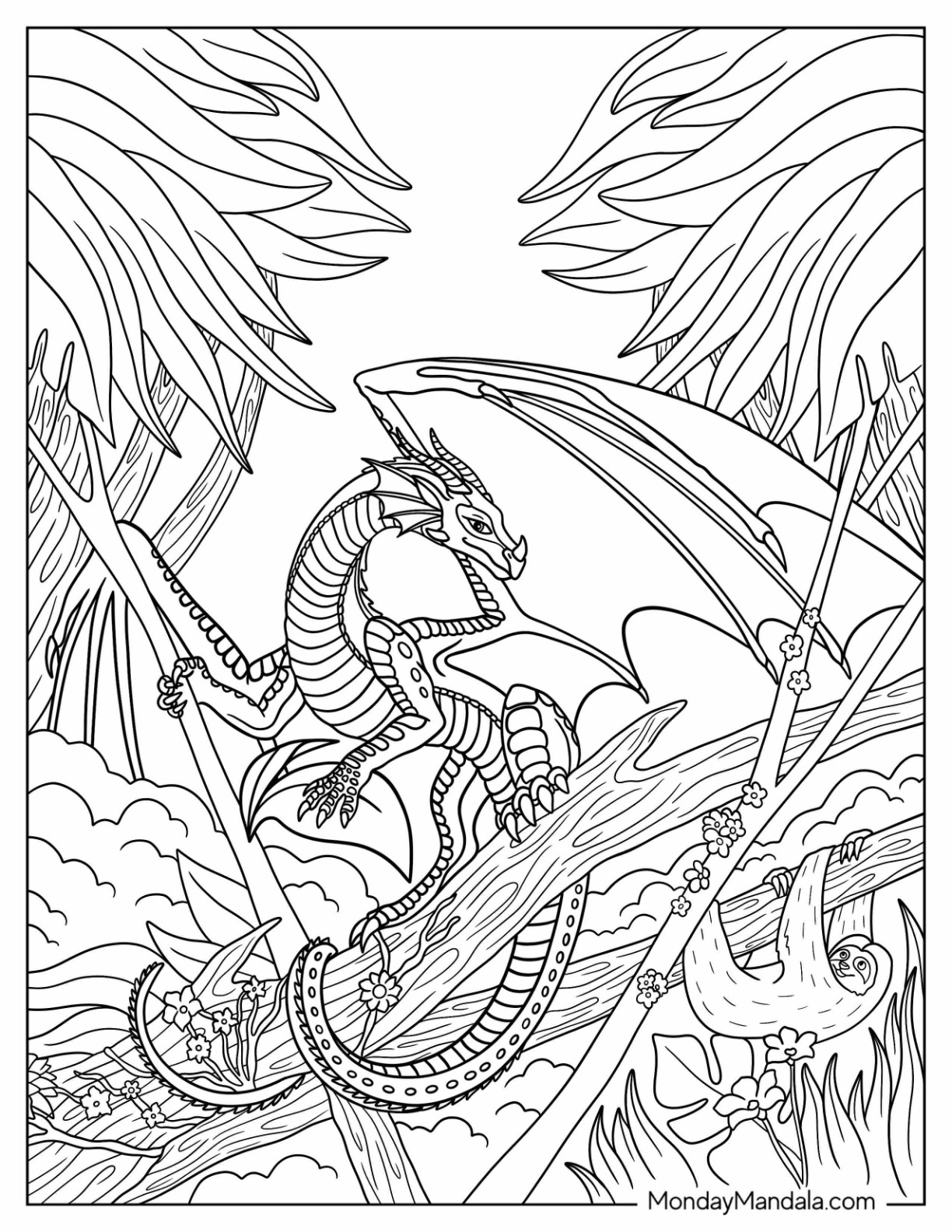 Wings of fire coloring pages free pdf printables