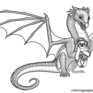 Wings of fire coloring pages printable for free download