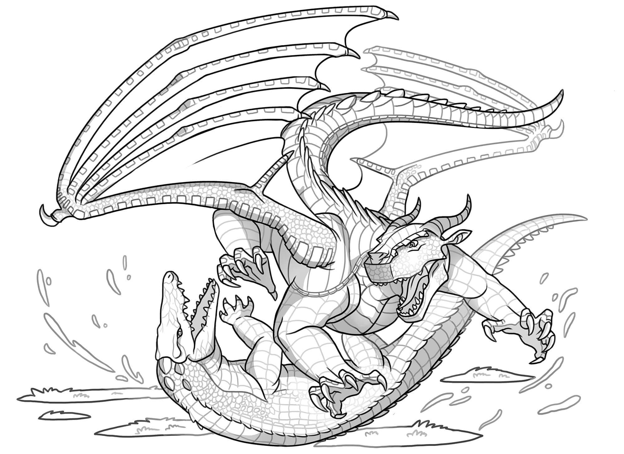 Wings of fire coloring pages pictures free printable