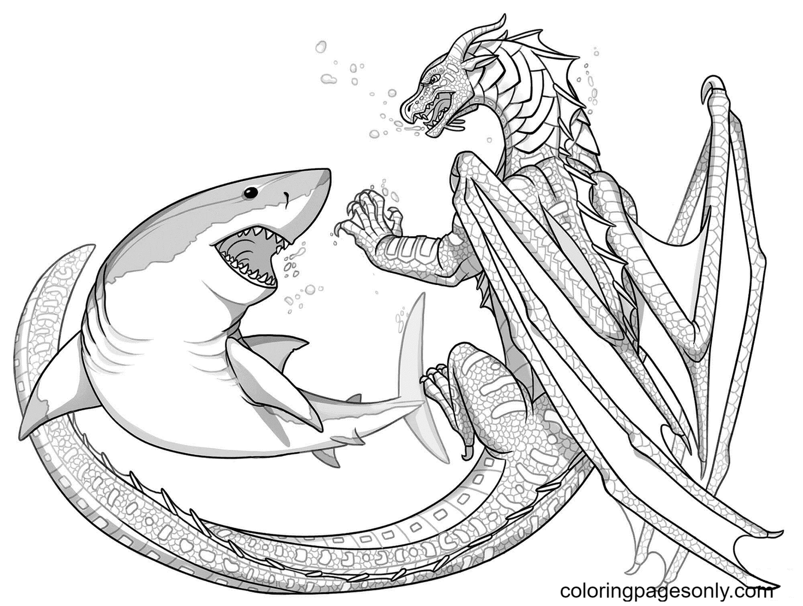 Wings of fire coloring pages printable for free download