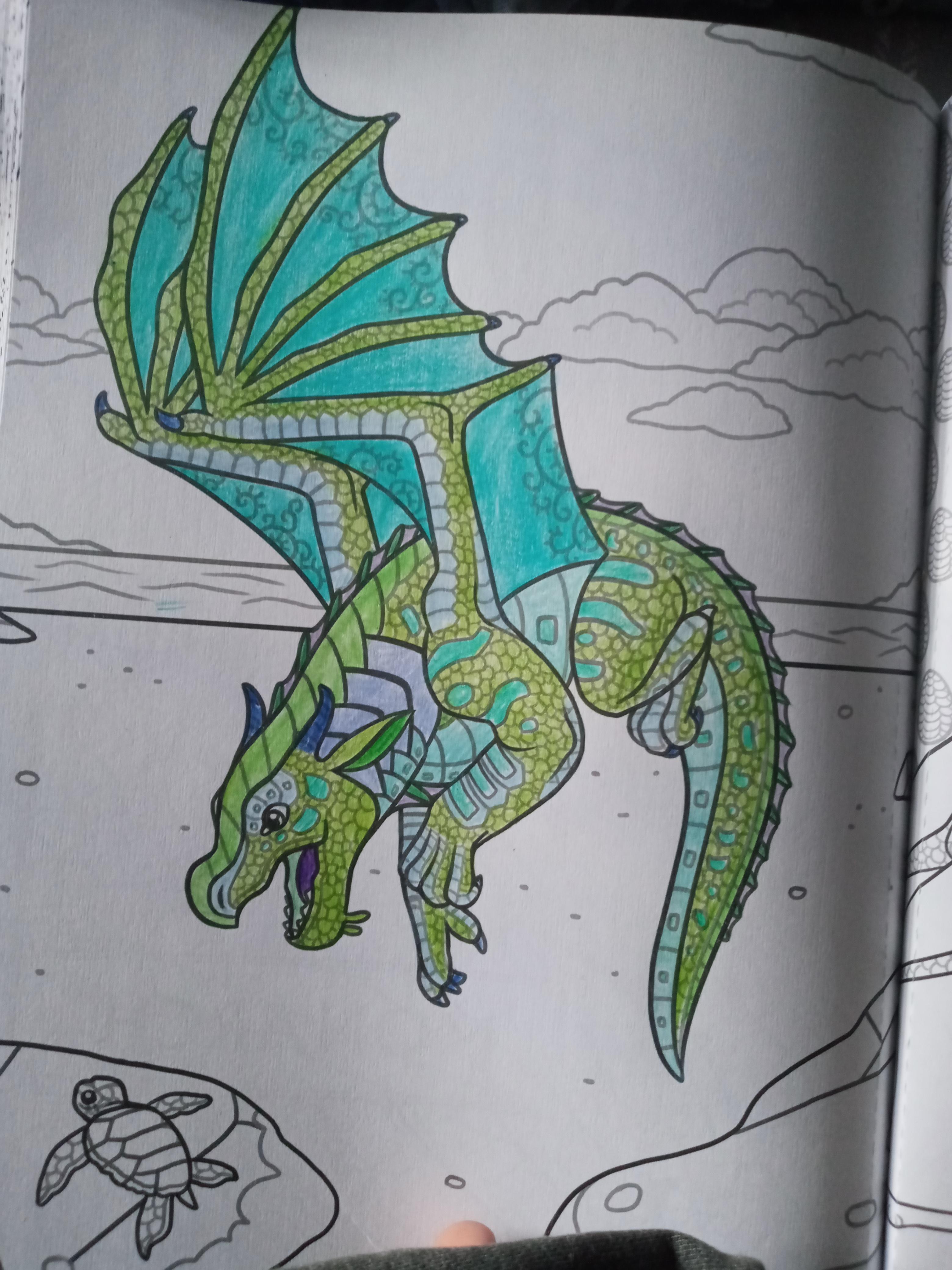 Wings of fire coloring book page rwingsoffire