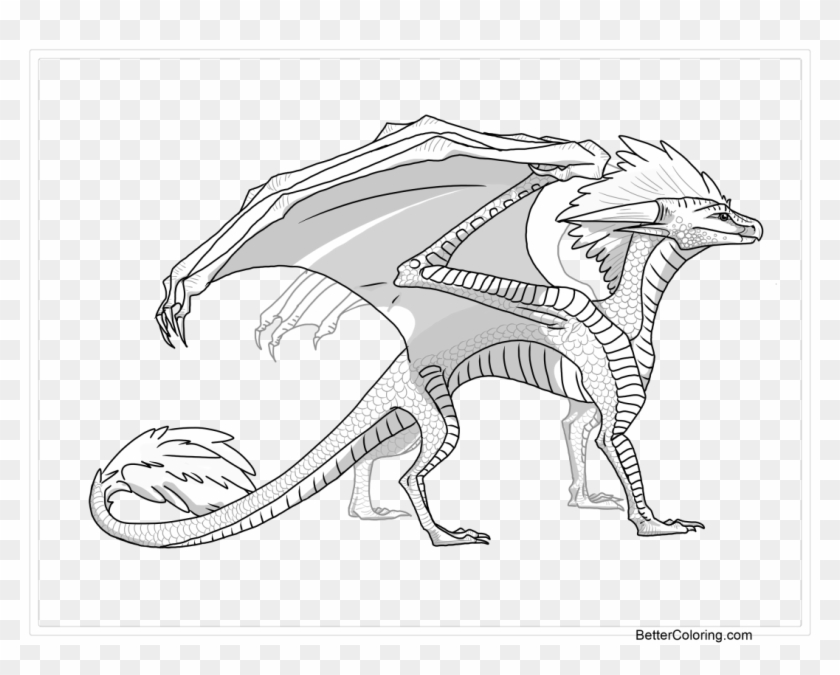 Large size of wings of fire coloring hybrids pages