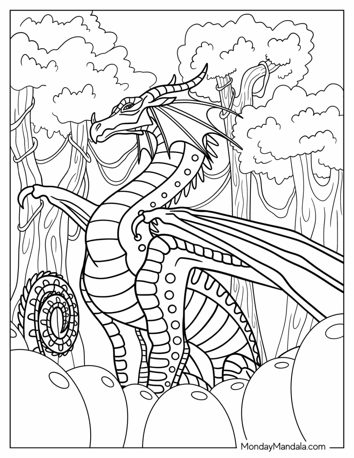 Wings of fire coloring pages free pdf printables