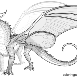 Wings of fire coloring pages printable for free download