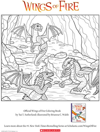 Wings of fire books and graphic activity books