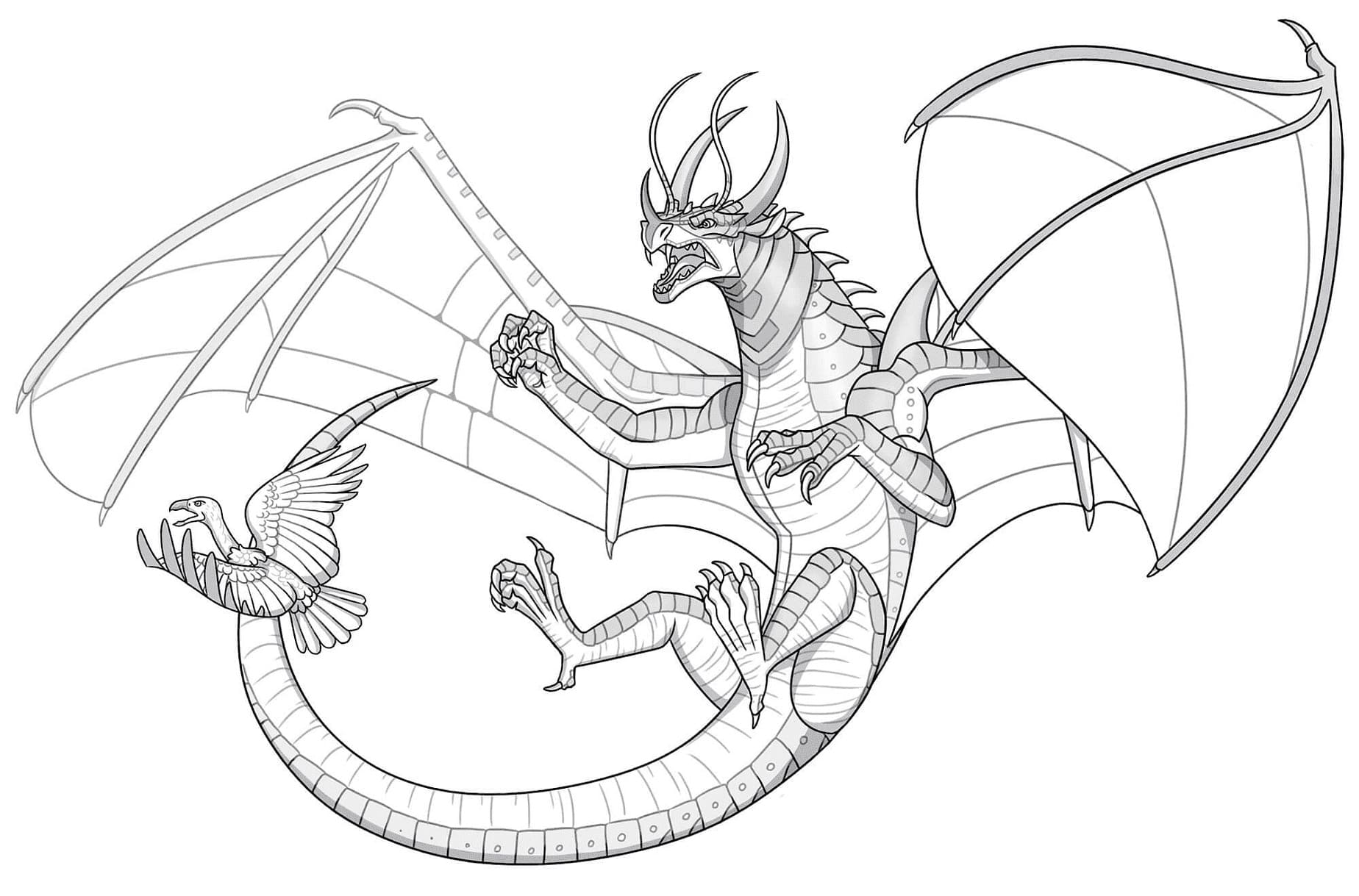 Wings of fire coloring pages