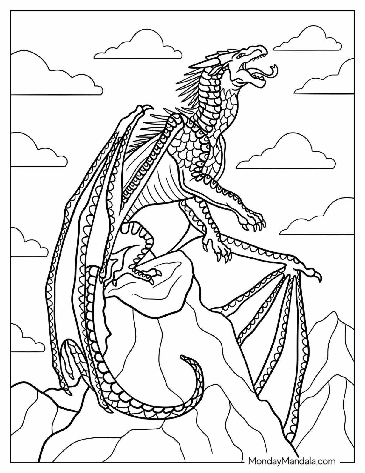 Wings of fire coloring pages free pdf printables