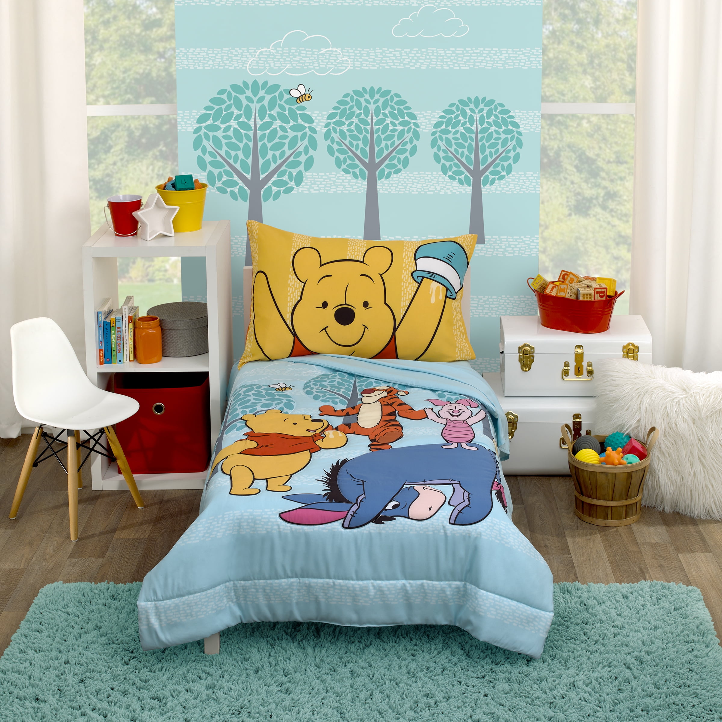 Disney winnie the pooh piecetoddler bedding set toddler boy girl