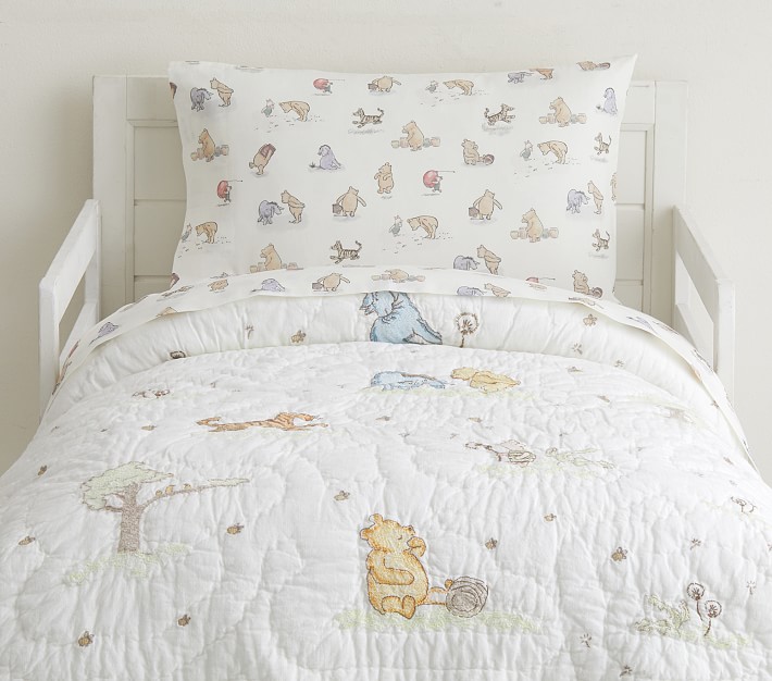 Disneys winnie the pooh toddler bedding pottery barn kids