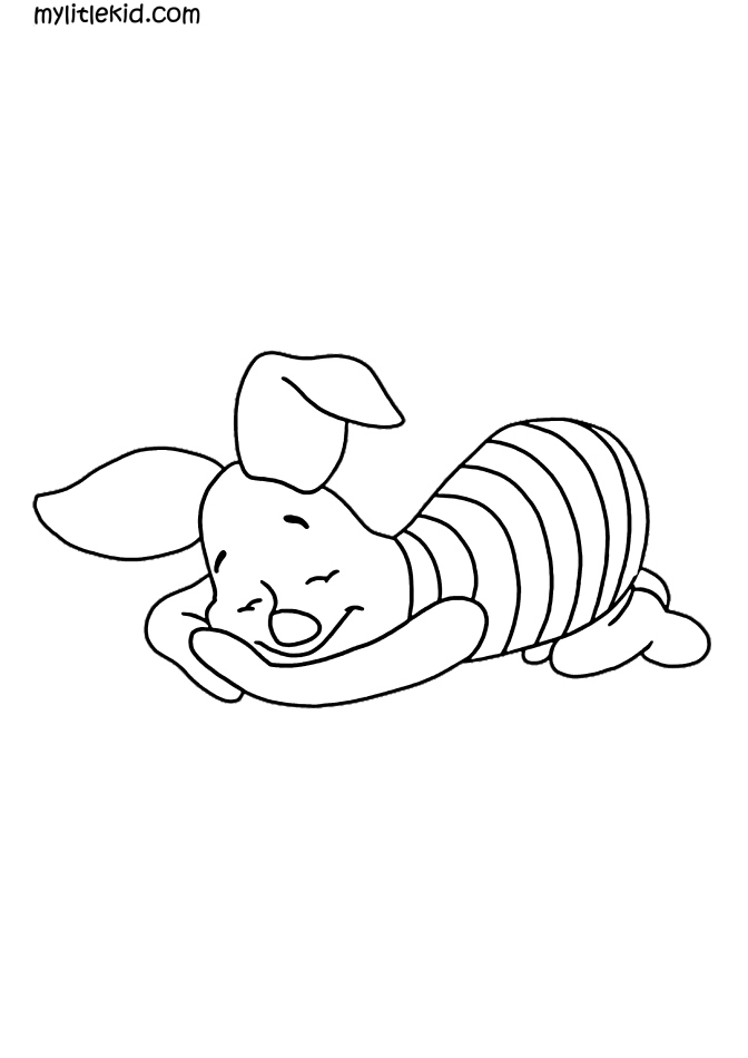 Coloring pages of winnie the pooh and his friends