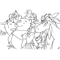 Top free printable cute winnie the pooh coloring pages online