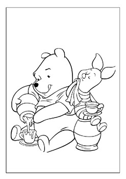 Color your way through adventure with winnie the pooh and friends coloring pages