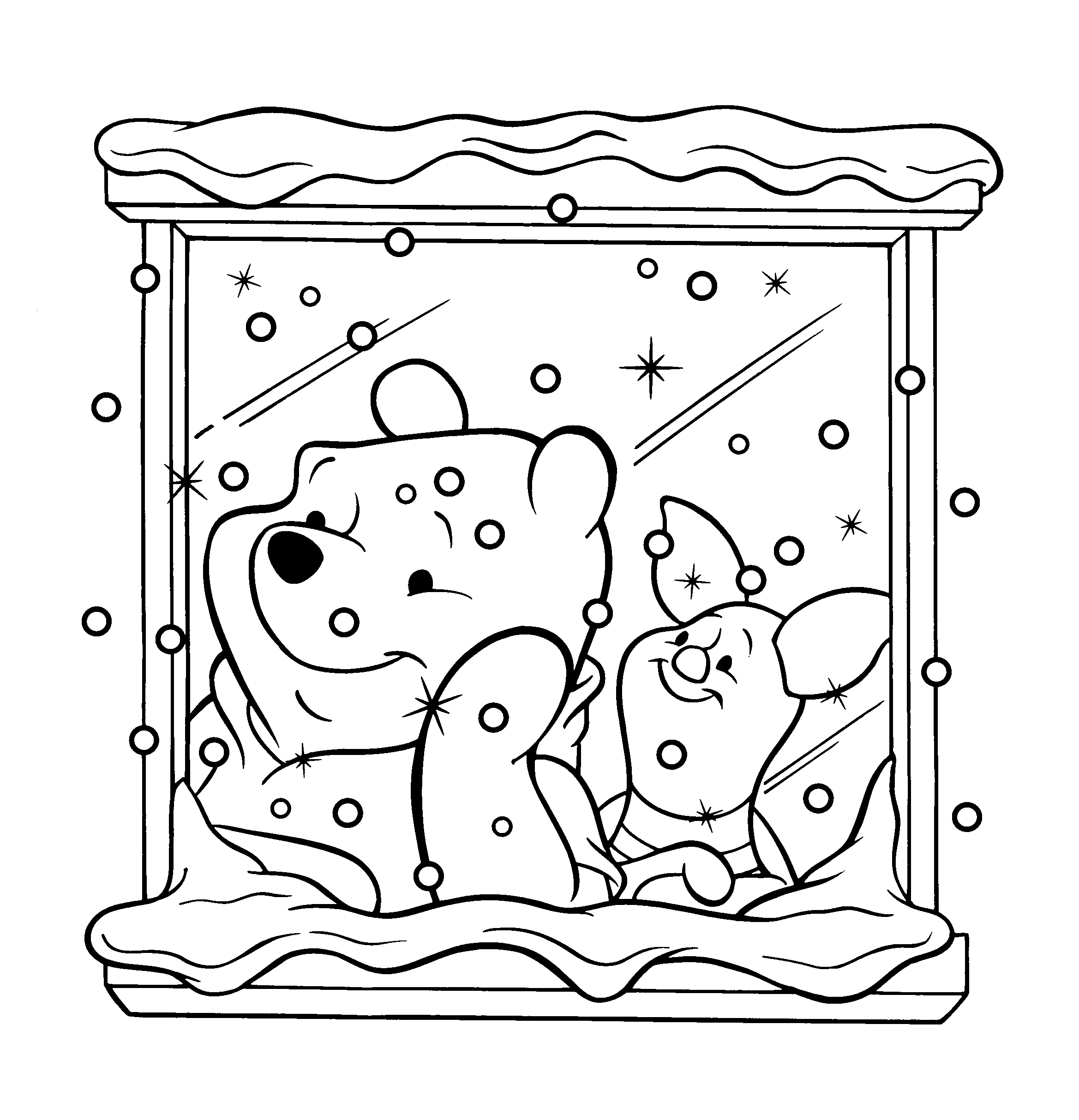 Free printable winnie the pooh coloring pages for kids