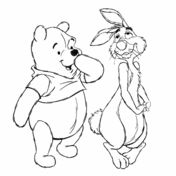 Winnie the pooh coloring pages free coloring pages