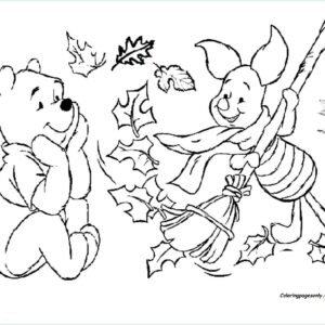 Winnie the pooh coloring pages printable for free download