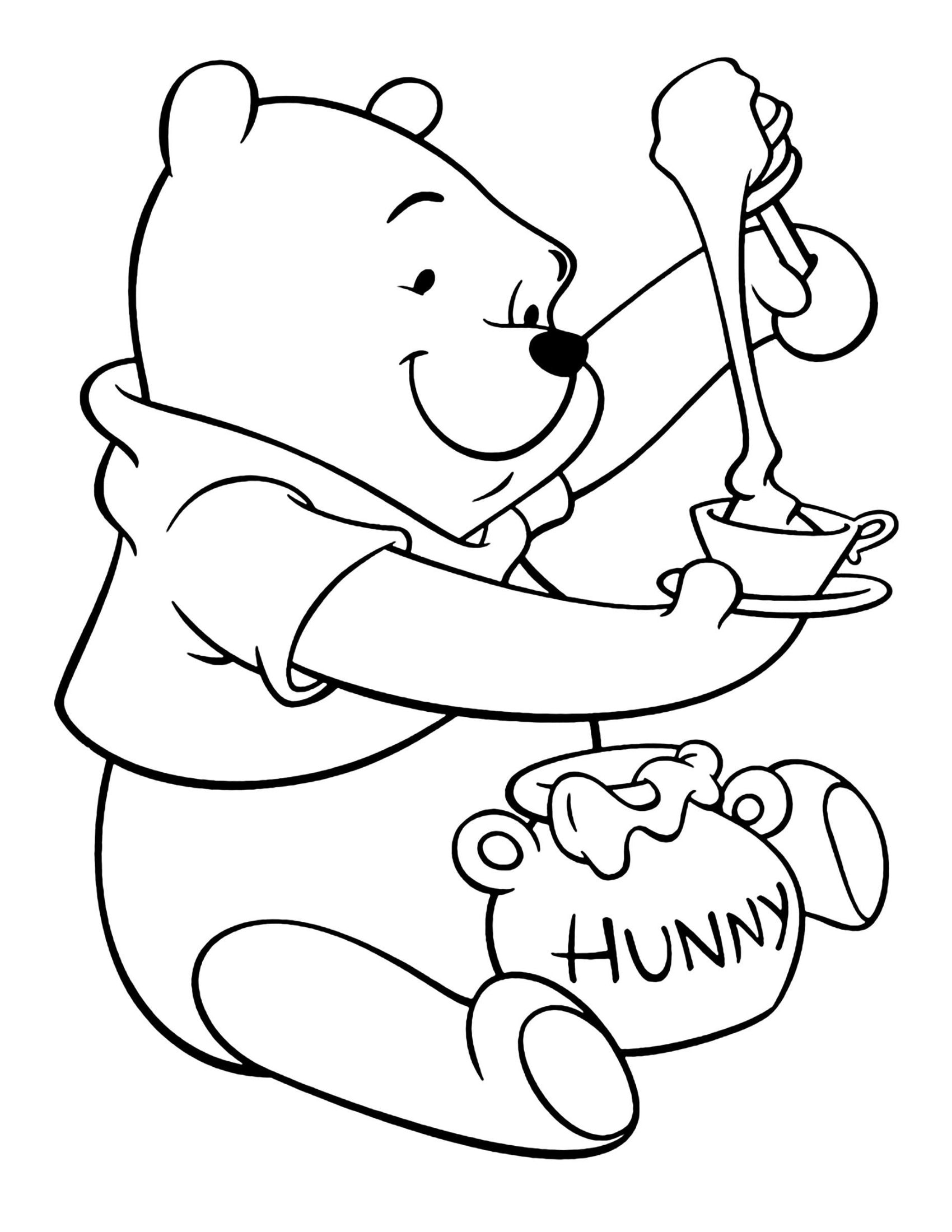 Winnie the pooh and bambi coloring book