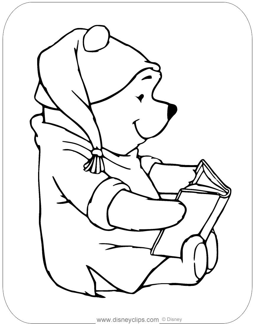 Winnie the pooh coloring pages misc activities