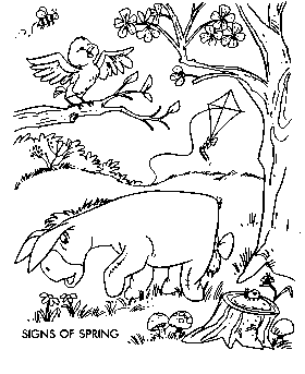 Winnie the pooh coloring pages