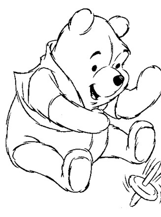 Winnie the pooh coloring page