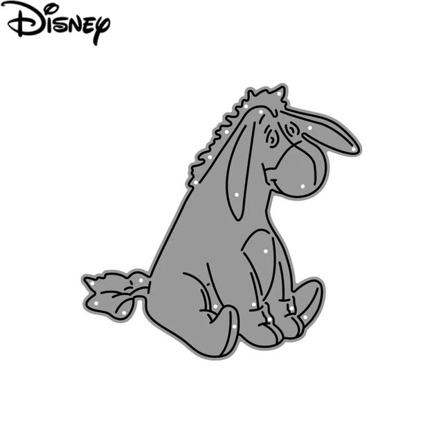 Eeyore winnie the pooh metal cutting dies disney characters die cuts for scrapbooking handmade craft mold mould decor template