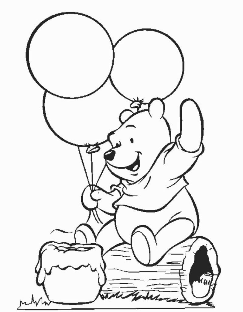 Cute winnie the pooh coloring pages pdf download