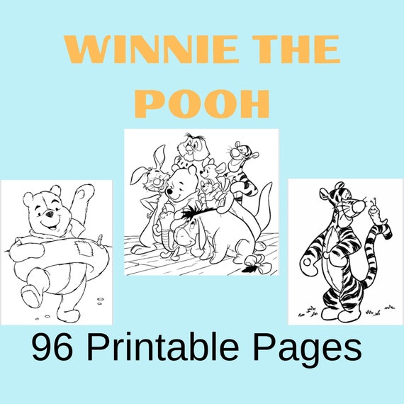 Winnie the pooh coloring pages download now