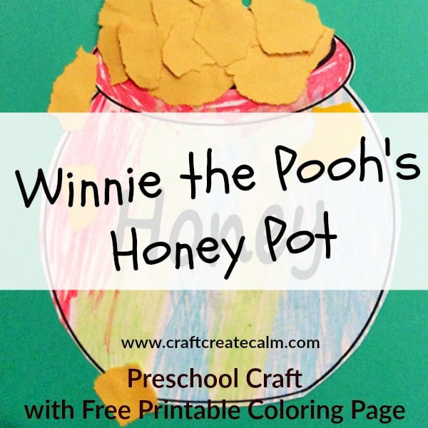 How to make a winnie the pooh preschool craft