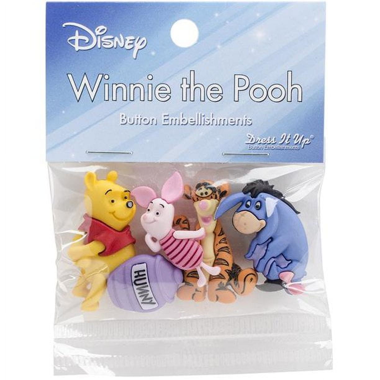 Dress it up buttons winnie the pooh craft sewing fastener buttons multi color pcs