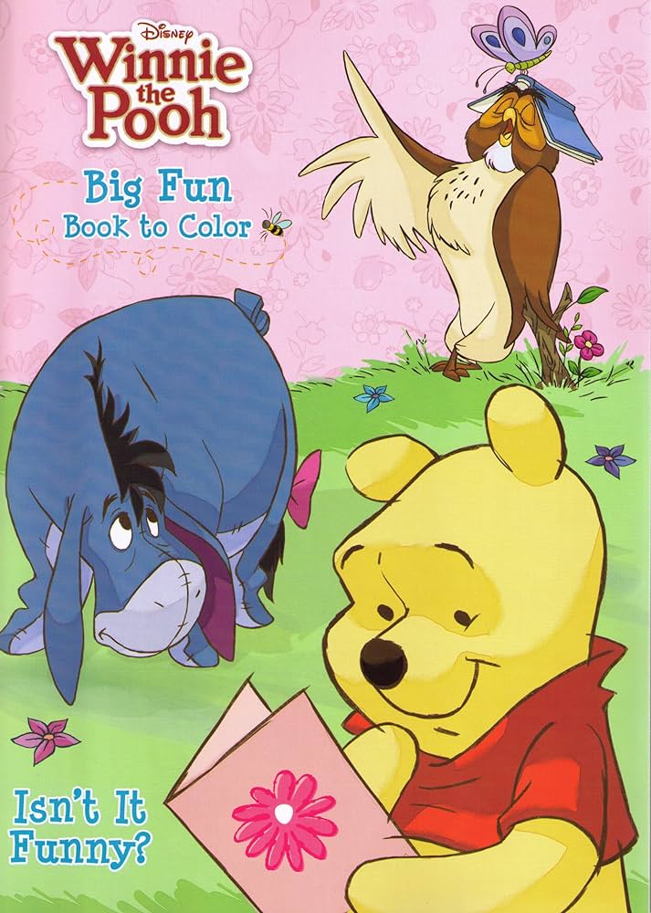 Winnie the pooh coloring book pack arts crafts