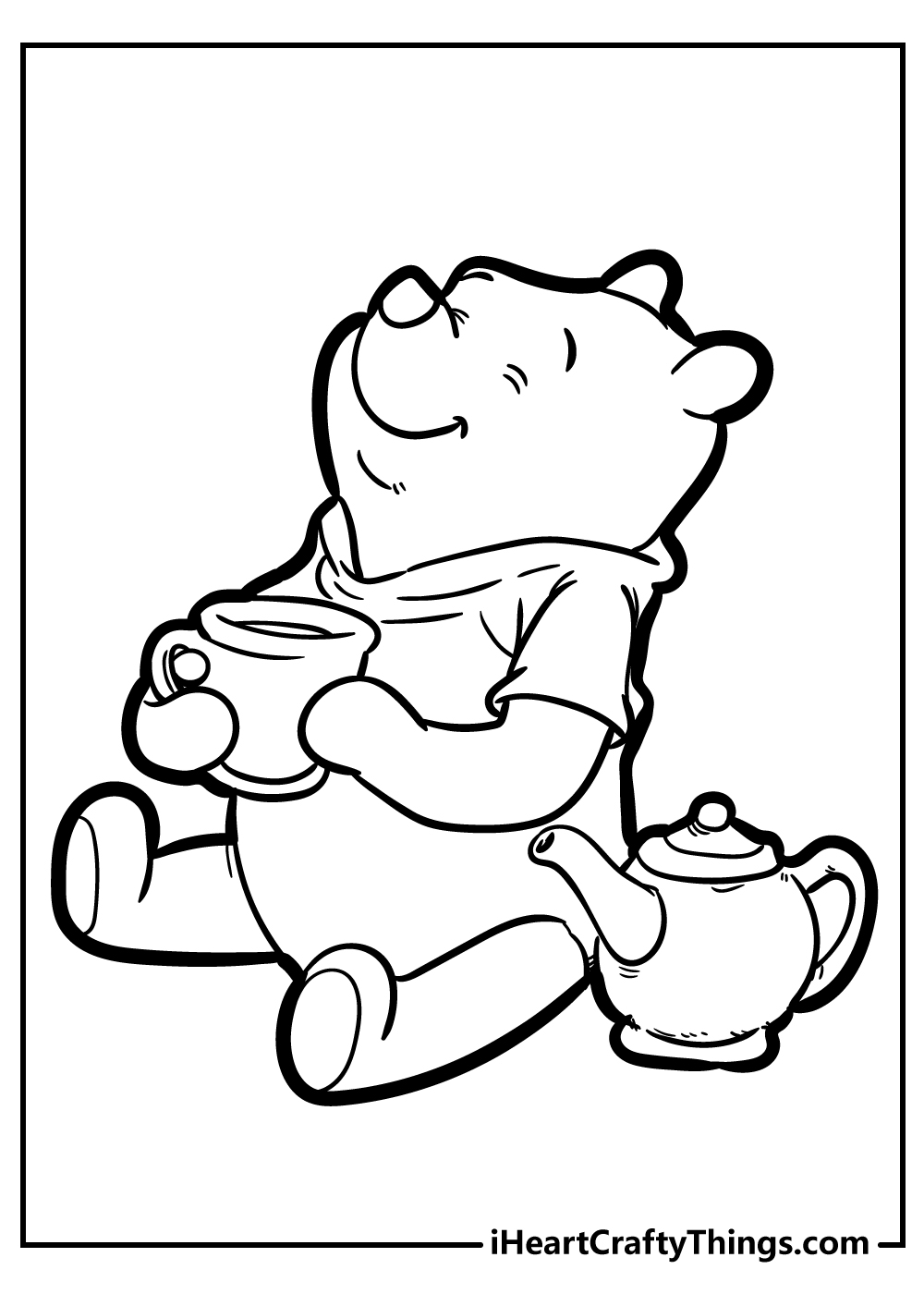 Winnie the pooh coloring pages free printables