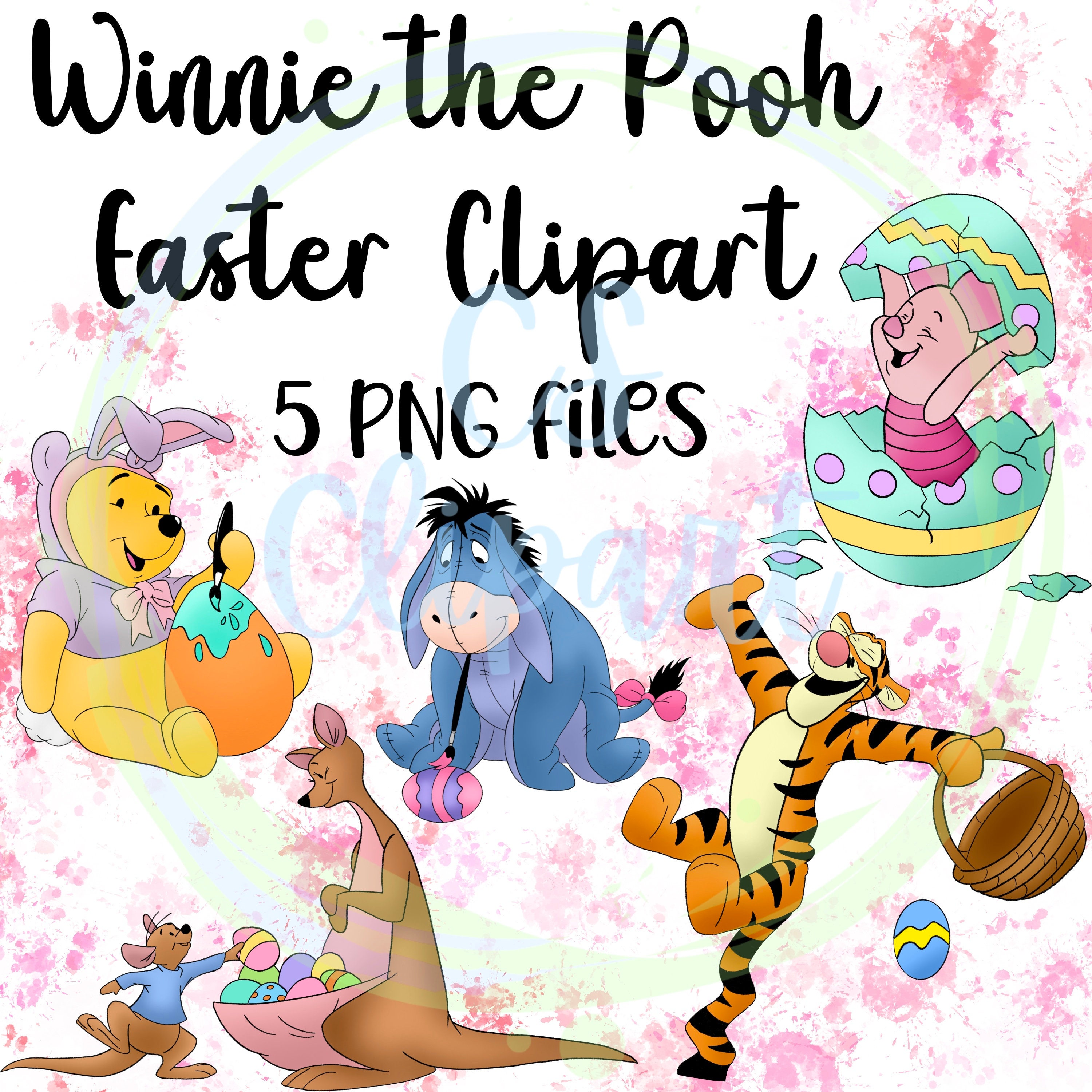 Pooh easter clipart