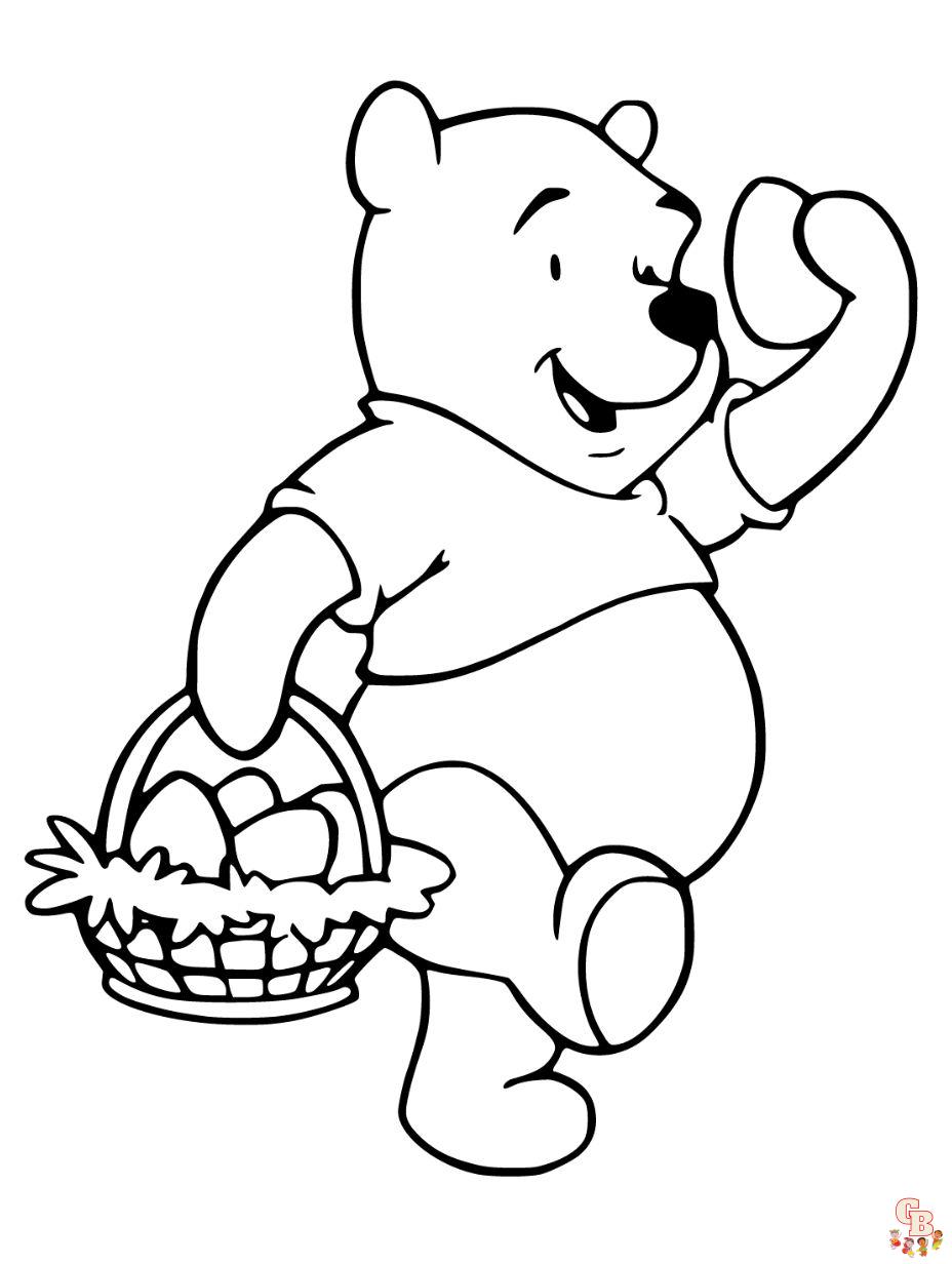 Cute easter coloring pages