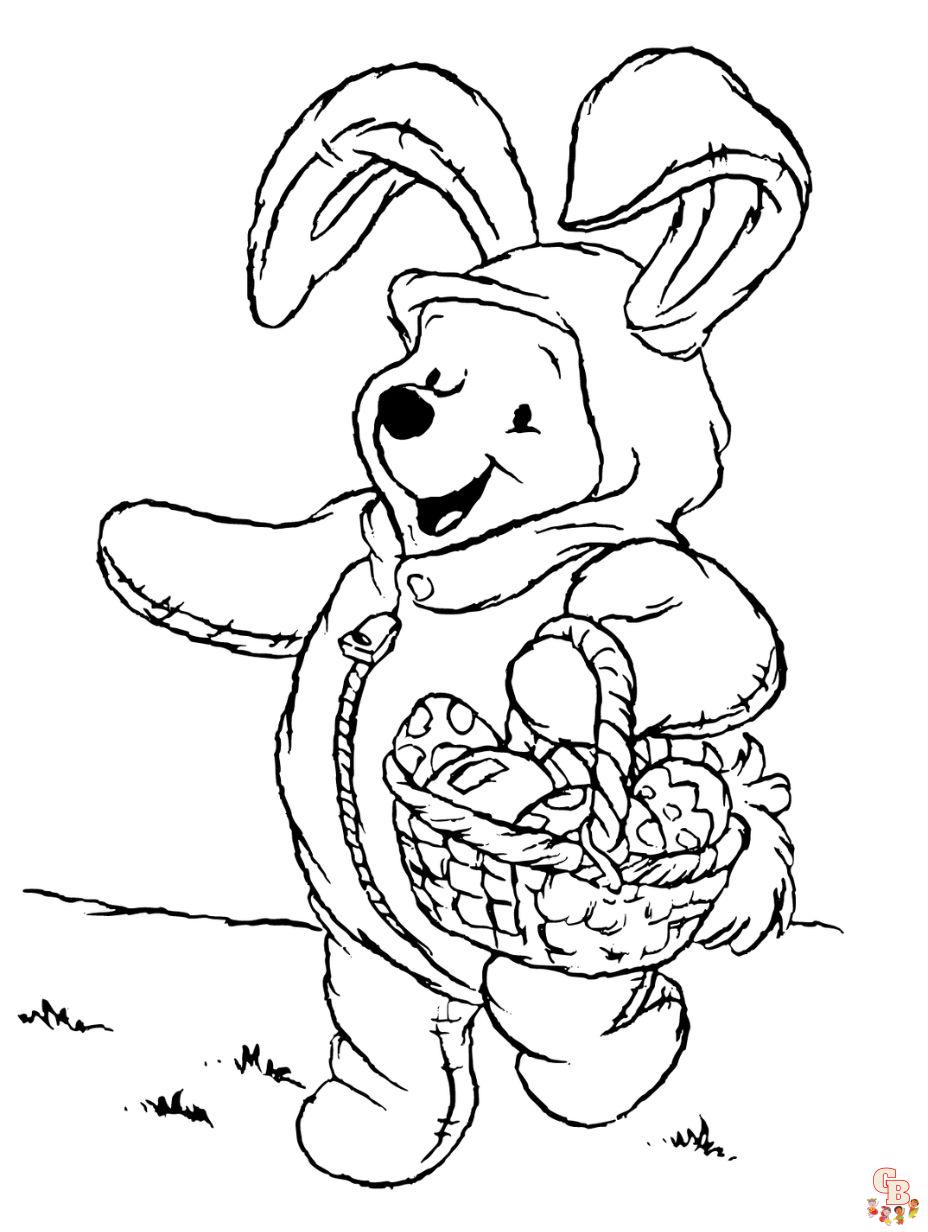 Cute easter coloring pages