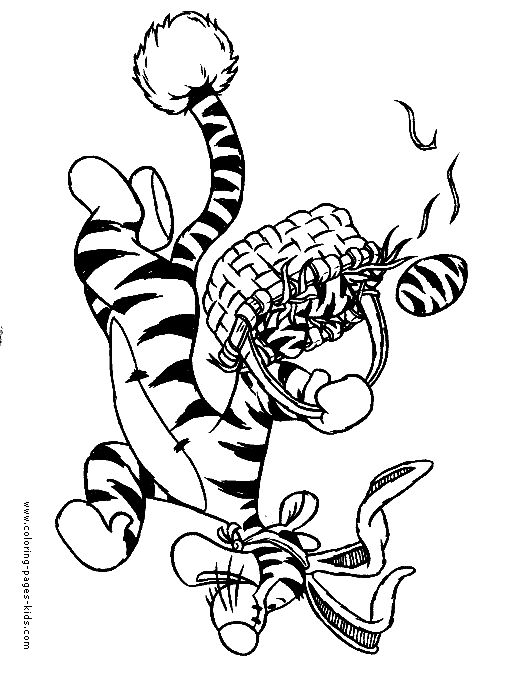 Winnie the pooh easter coloring page tigger coloring pages easter egg coloring pages coloring easter eggs