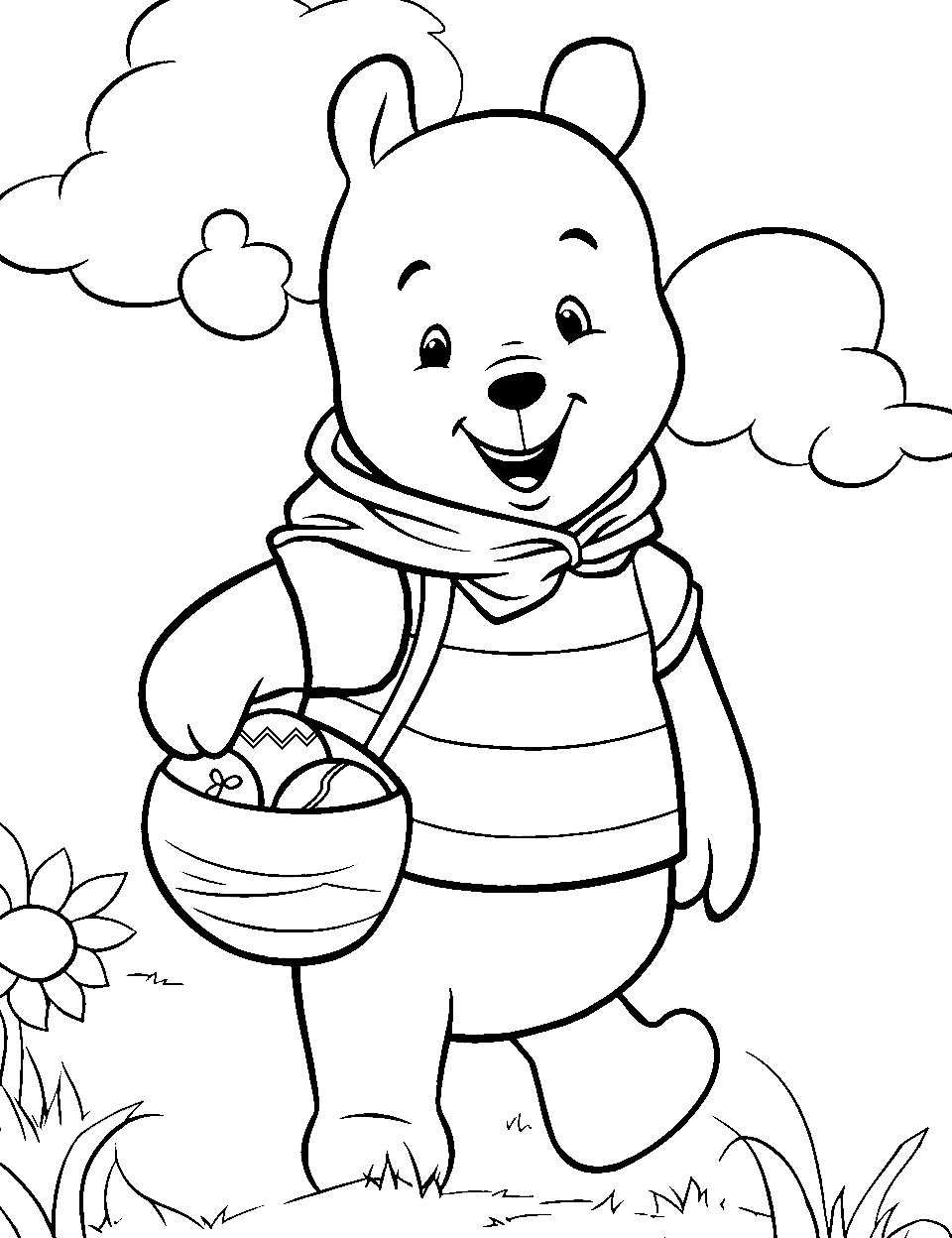 Winnie the pooh coloring pages free printables