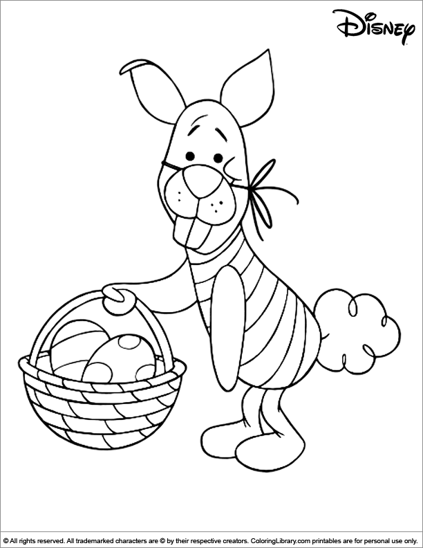 Fun coloring page