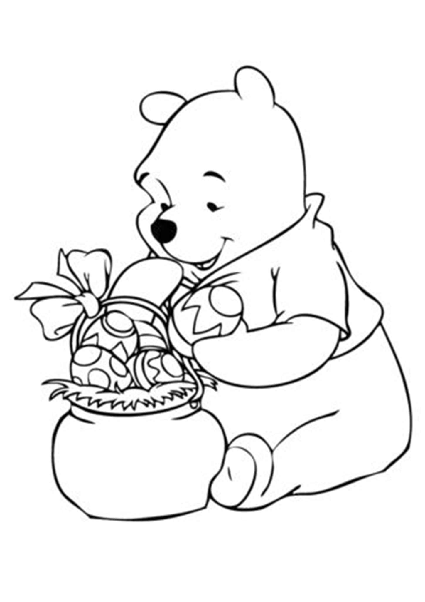 Free easy to print winnie the pooh coloring pages easter coloring pages coloring pages disney coloring pages