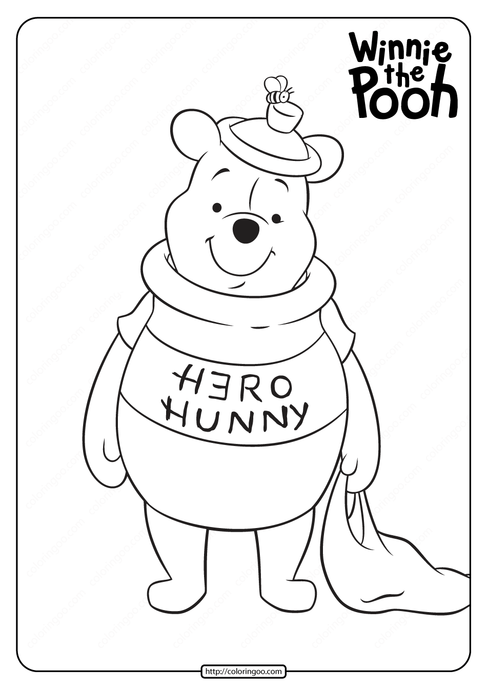 Printable winnie the pooh halloween coloring page halloween coloring pages winnie the pooh halloween halloween coloring