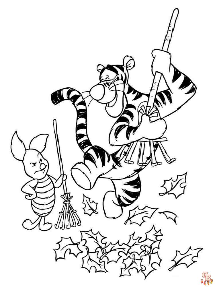 Fun of winnie the pooh coloring pages for kids