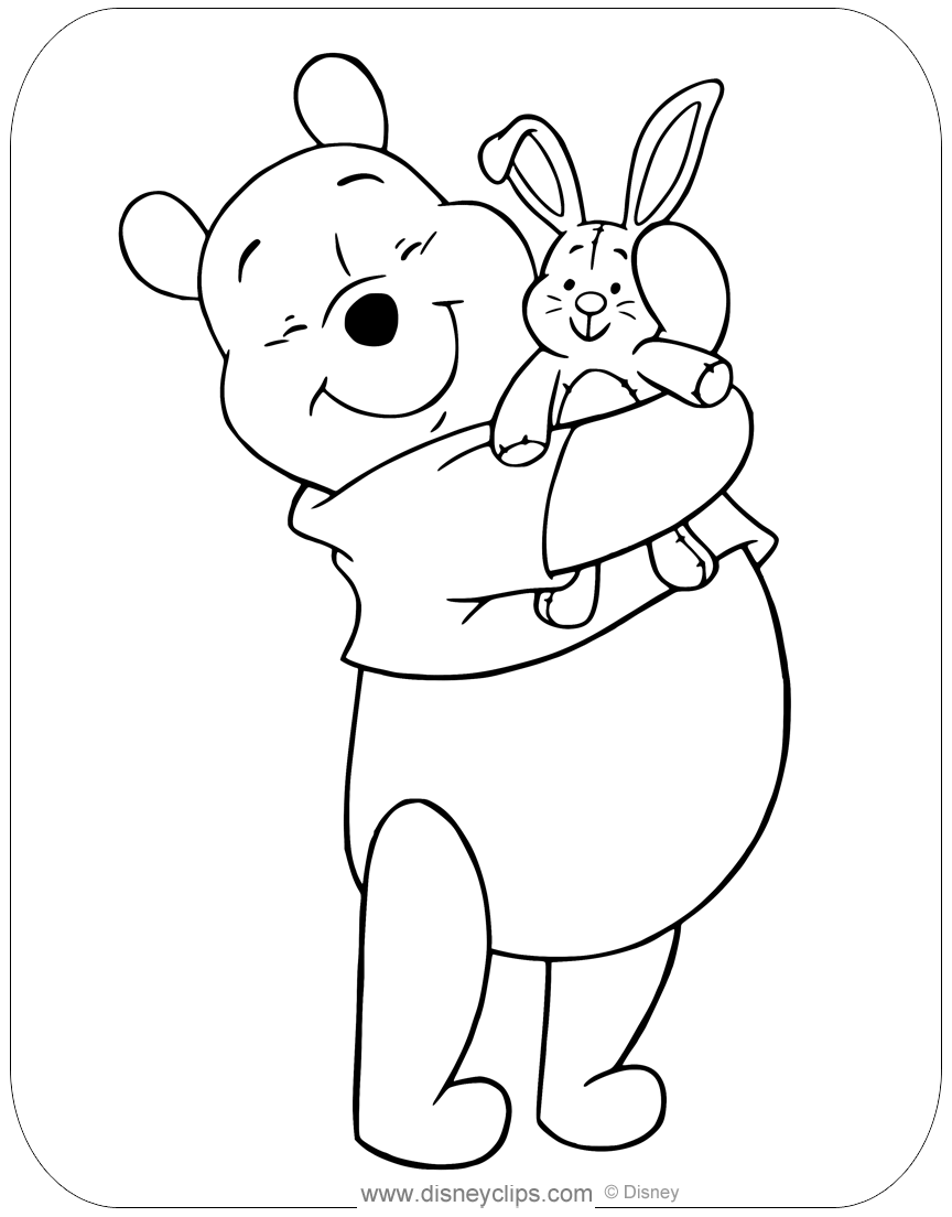 Misc winnie the pooh coloring pages