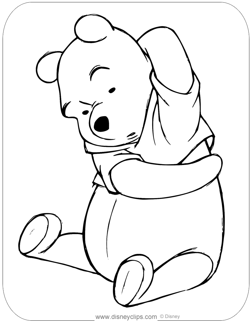 Misc winnie the pooh coloring pages in pdf