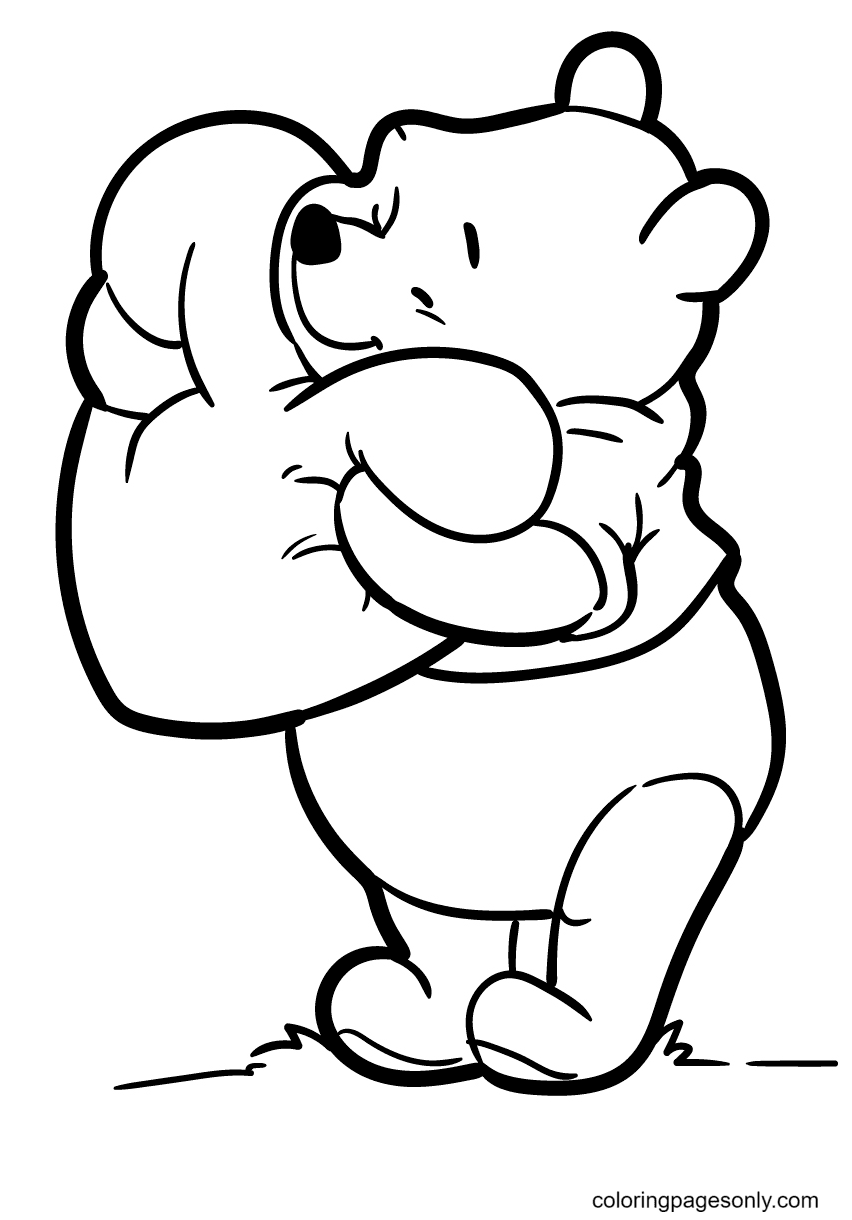 Winnie the pooh coloring pages printable for free download