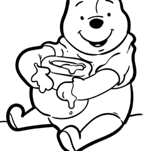 Winnie the pooh coloring pages printable for free download