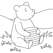 Winnie the pooh coloring pages free coloring pages