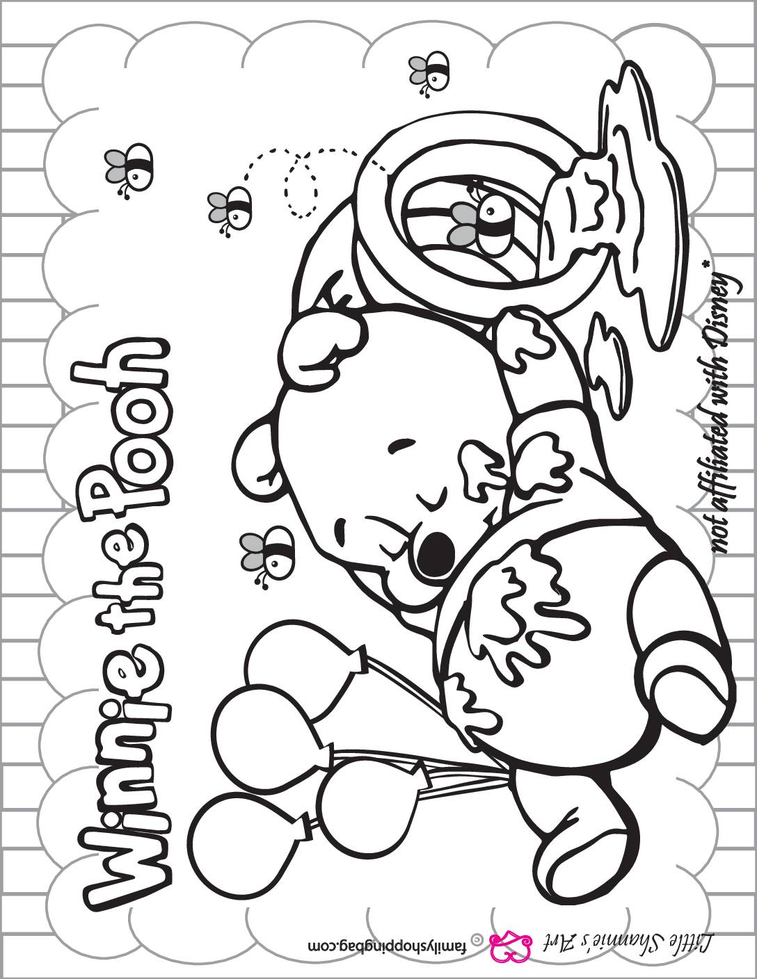 Free printable winnie the pooh coloring pages and more lil shannie