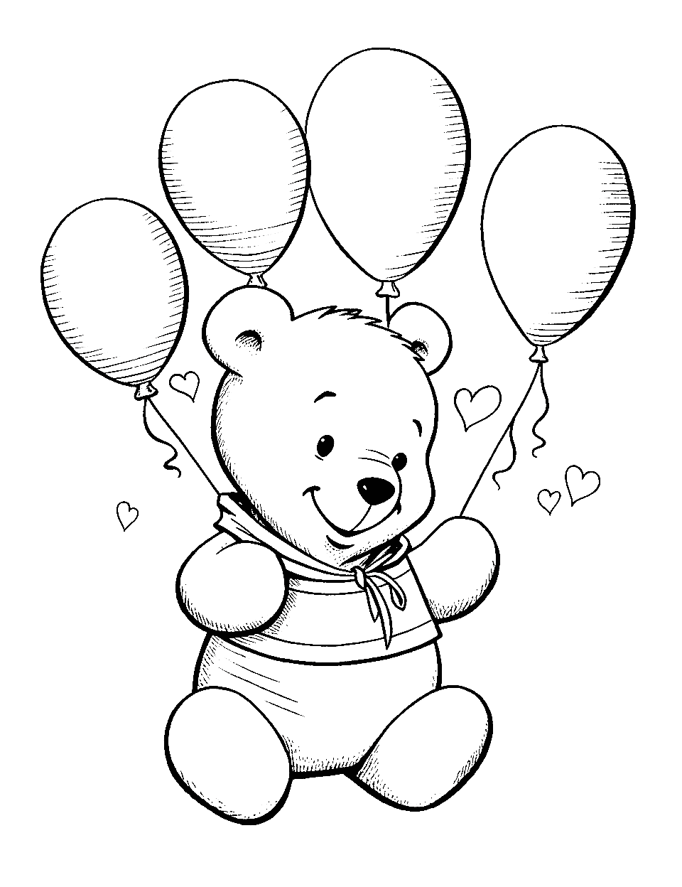 Winnie the pooh coloring pages free printables