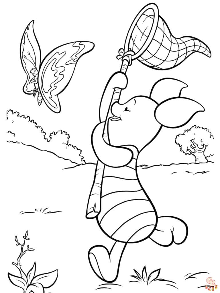 Fun of winnie the pooh coloring pages for kids