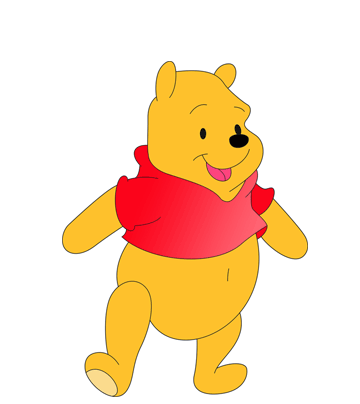 Winnie the pooh alone coloring pages for kids to color and print