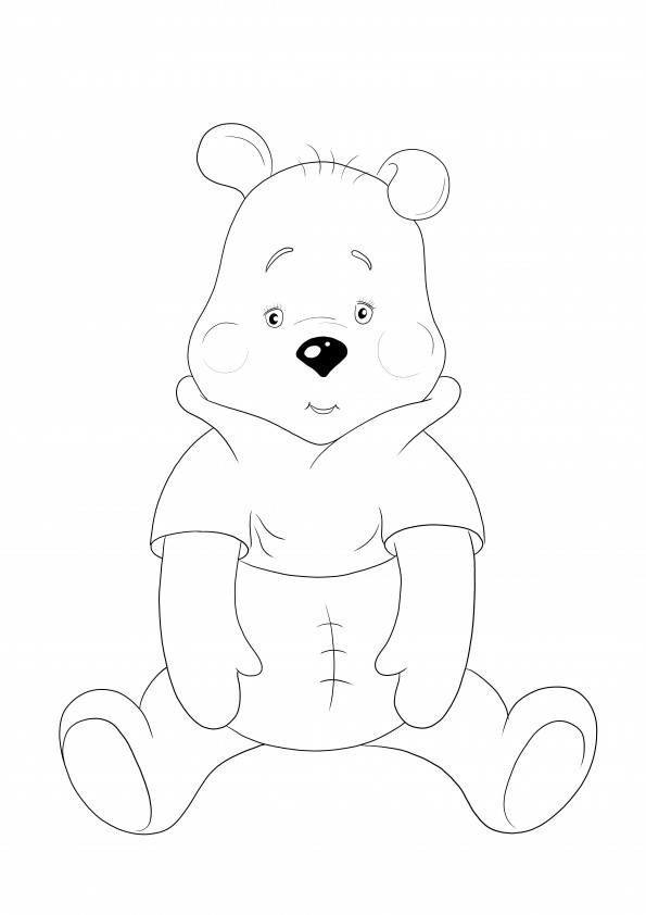 Pooh and friends coloring pages