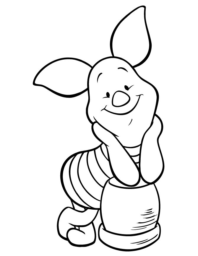 Piglet coloring pages